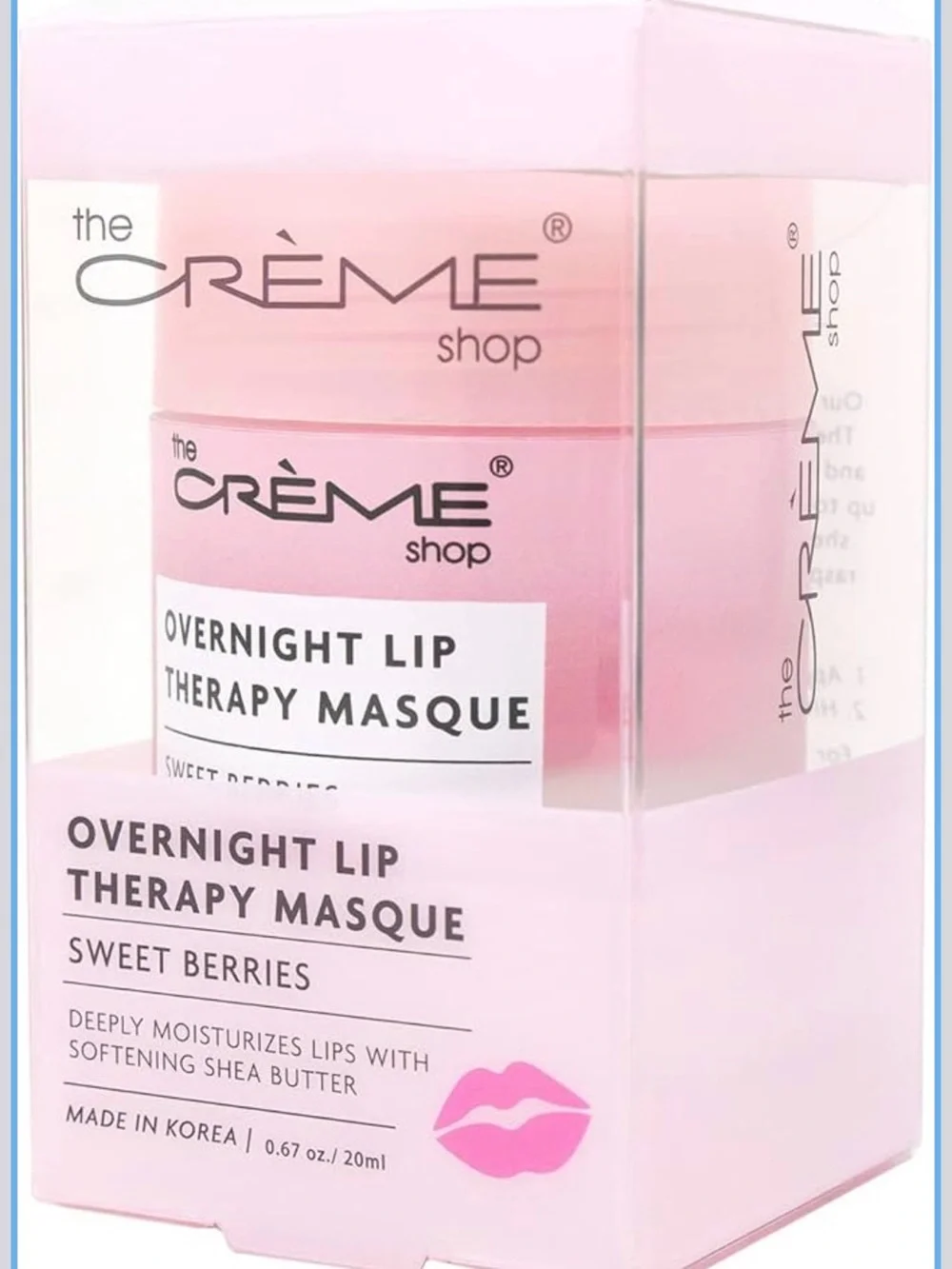 Crème Shop Overnight Lip Therapy Masque in the Sweet Berries scent